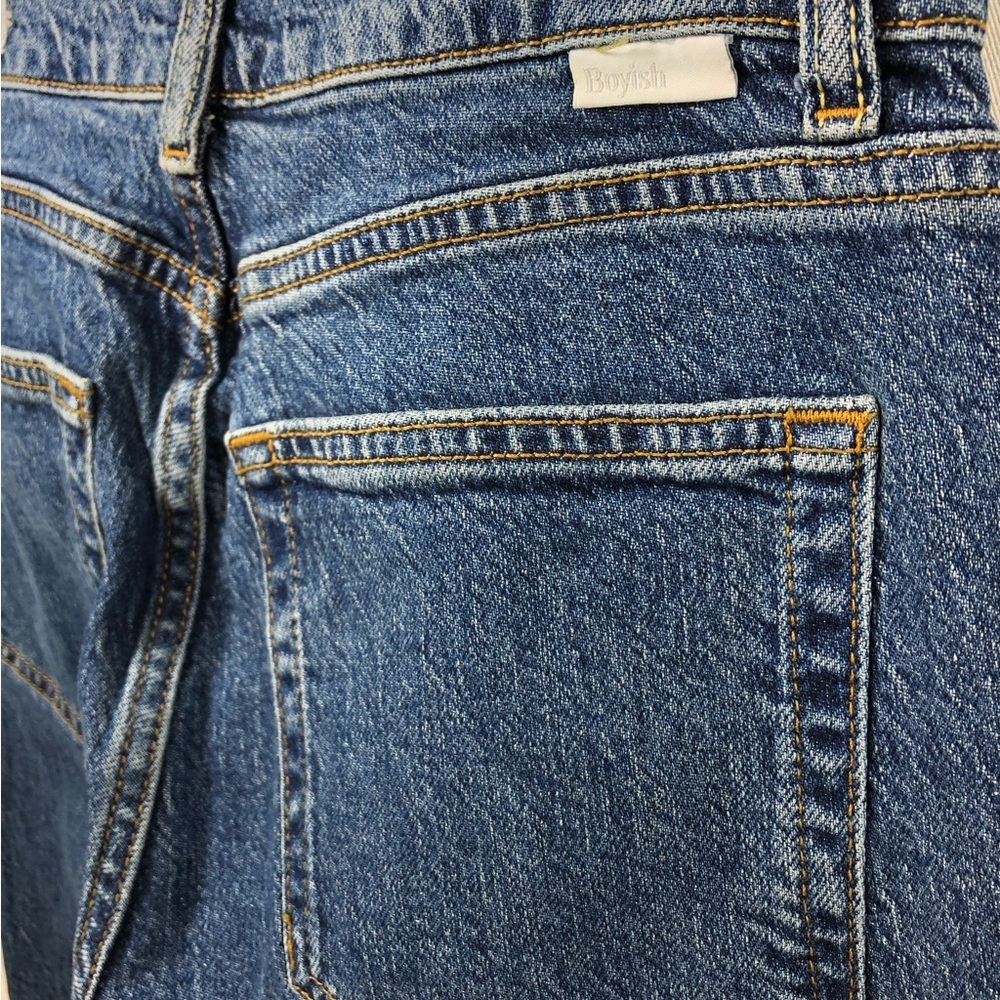 Boyish The Oliver HighRise Bootcut Jeans Sz 26 Women’s Stretch Medium Wash - Picture 4 of 8
